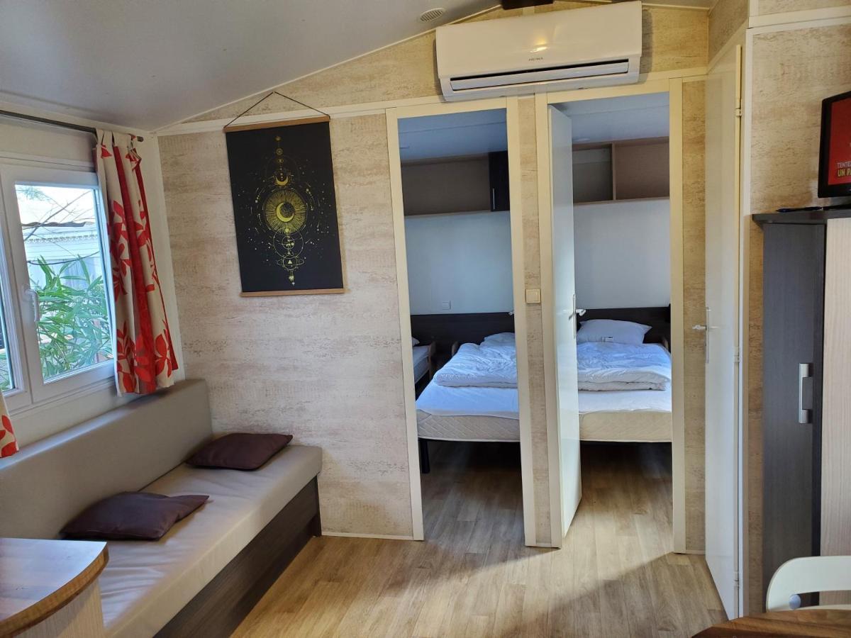 Mobil Home Recent Clim 3Ch Camping3* Piscine Argeles-sur-Mer Luaran gambar